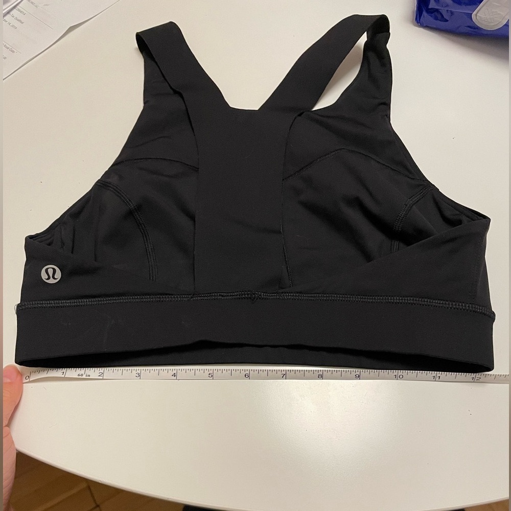 Lululemon Racerback Black Sports Bra (XS)